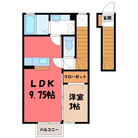 エトワール Kの物件間取画像